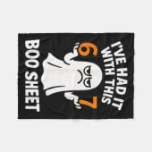 67 Meme Halloween-Kostüm 6 7 Lustiges Boo-Blatt Se Fleecedecke (Vorderseite (Horizontal))