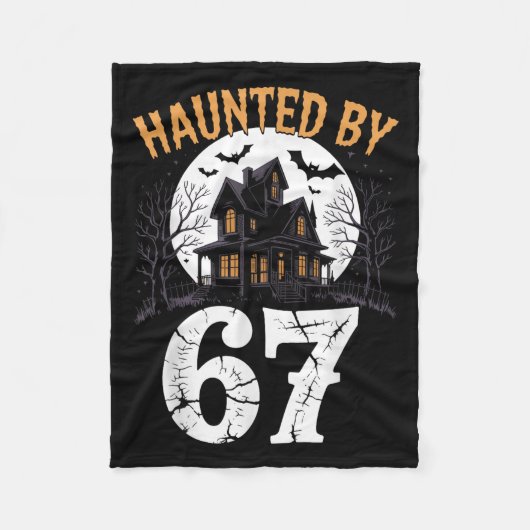 67 Meme Halloween Kostüm Brainrot Spuk 6 7 Sechs Fleecedecke (Vorderseite)