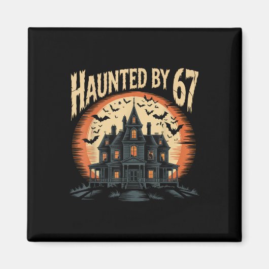 67 Meme Halloween Kostüm Heimgesucht _1 Magnet (Vorne)