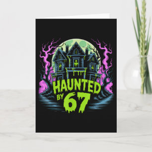 67 Meme Halloween-Kostüm Heimgesucht _4 Karte