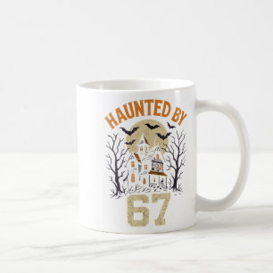 67 Meme Halloween-Kostüm heimgesucht von 6-7 Brain Kaffeetasse