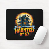 67 Meme Halloween-Kostüm heimgesucht von 6-7 Brain Mousepad (Mit Mouse)