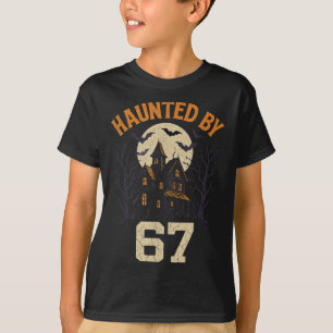 67 Meme Halloween-Kostüm heimgesucht von 6-7 Brain T-Shirt
