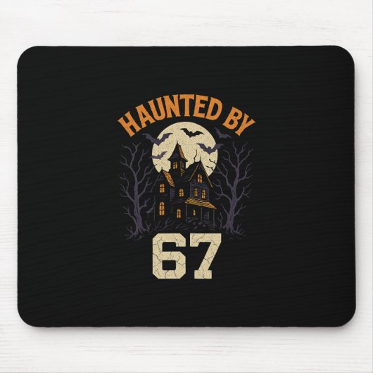 67 Meme Halloween-Kostüm Verflucht Mousepad (Vorne)