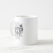 67 Meme Halloween Verängstigter Spider - Six Seven Kaffeetasse (Vorderseite Links)