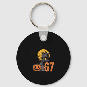 67 Meme Halloween Verflucht Gruselig - Six Seven G Schlüsselanhänger