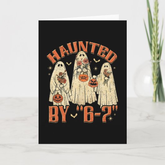 67 Meme Halloween Verflucht Karte (Vorderseite)