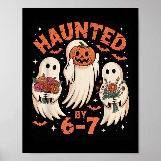 67 Meme Halloween Verflucht Poster (Vorne)