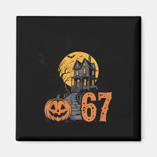 67 Meme Halloween Verflucht Soky - Six Seven Gen A Magnet