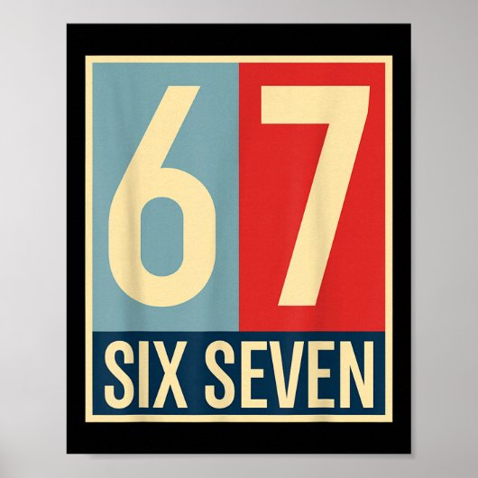 67 Meme Hope Poster Style  (Vorne)