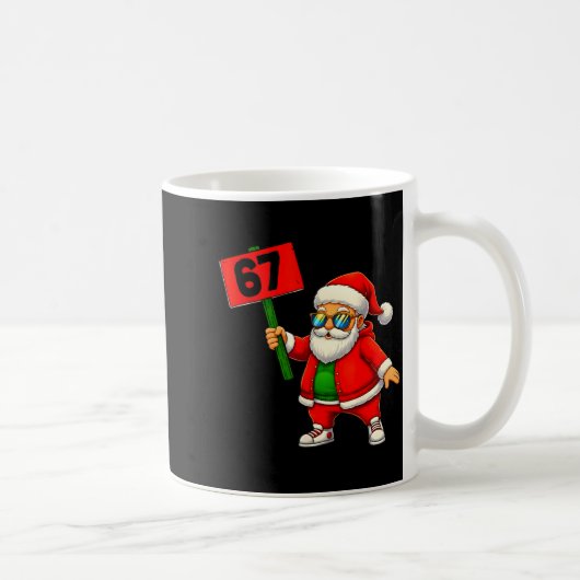 67 Meme Humor 6-7 Funny Six Seven Christmas  Kaffeetasse (Rechts)
