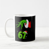 67 Meme Humor 6-7 Funny Six Seven Christmas Kaffeetasse (Links)