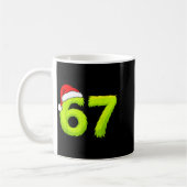 67 Meme Humor 6-7 Funny Six Seven Christmas  Kaffeetasse (Links)