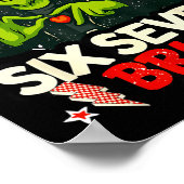 67 Meme Humor 6-7 Funny Six Seven Christmas Poster (Ecke)