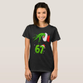 67 Meme Humor 6-7 Funny Six Seven Christmas T-Shirt (Vorne ganz)