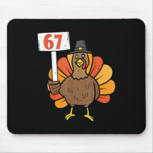 67 Meme Humor 6-7 Lustig Sechs Sieben Erntedankfes Mousepad