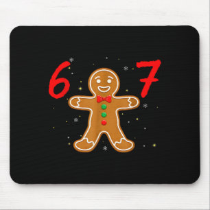 67 Meme Humor 6-7 Lustig Sechs Sieben Weihnachten Mousepad
