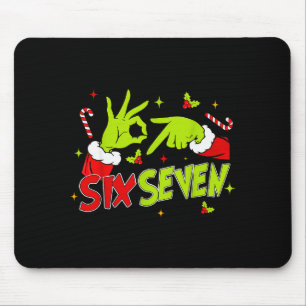 67 Meme Humor 6-7 Lustig Sechs Sieben Weihnachten  Mousepad