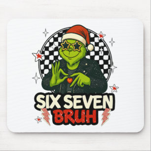 67 Meme Humor 6-7 Lustig Sechs Sieben Weihnachten  Mousepad