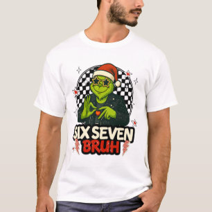 67 Meme Humor 6-7 Lustig sechs sieben Weihnachten  T-Shirt