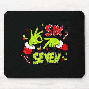 67 Meme Humor 6-7 Lustiges Weihnachten Sechs Siebe Mousepad