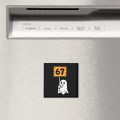 67 Meme Humor 6-7 Sechs Sieben Halloween  Magnet (In Situ (Geschirrspüler))
