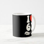 67 Meme I Love Six Seven  Kaffeetasse (VorderseiteRechts)