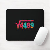 67 Meme Ice Cream Drip Square Root 4489 Gen Alpha  Mousepad (Mit Mouse)