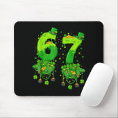 67 Meme Kleeblätter Six Seven Kleeblätter 6-7 St. Mousepad (Mit Mouse)