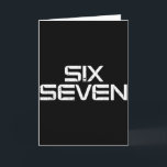 67 Meme Lustig 6 7 Jungen Mädchen Jugend Teenager  Karte<br><div class="desc">67 Meme Lustig 6 7 Jungen Mädchen Jugend Teenager Männer Frauen Kinder</div>