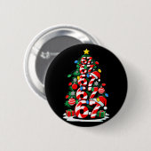 67 Meme Lustig Six Seven Weihnachtsbaum Lichter Xm Button (Vorne & Hinten)