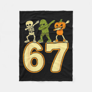 67 Meme Lustige Halloween Zahlen Sechs Sieben Männ Fleecedecke