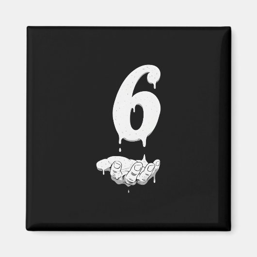 67 Meme Lustige Kinder Mädchen Humor Nummer 6  Magnet (Vorne)