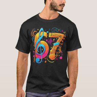 67 Meme Lustige Musiknoten Si Seven Mädchen vintag T-Shirt