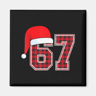 67 Meme Lustige Weihnachten Rotes Karo Xmas Schlaf Magnet