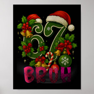 67 Meme Lustige Weihnachten Rotes Karo Xmas Schlaf Poster