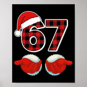 67 Meme Lustige Weihnachten Rotes Karo Xmas Schlaf Poster