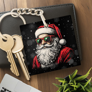 67 Meme Lustiger Santa sagt sechs sieben Weihnacht Schlüsselanhänger