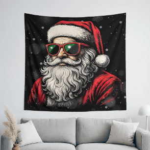 67 Meme Lustiger Santa sagt sechs sieben Weihnacht Wandteppich