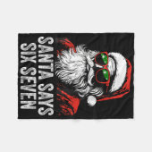 67 Meme Lustiger Sechs Sieben Weihnachten 6-7 Meme Fleecedecke (Vorderseite (Horizontal))