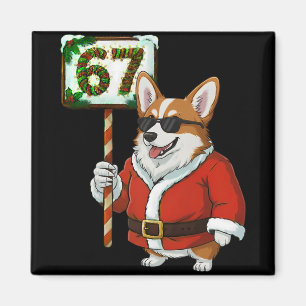 67 Meme Lustiger Sechs Sieben Weihnachten Corgi Hu Magnet