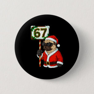 67 Meme Lustiger Sechs Sieben Weihnachten Mops Hun Button