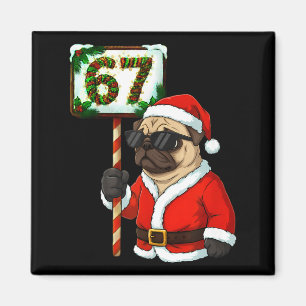 67 Meme Lustiger Sechs Sieben Weihnachten Mops Hun Magnet