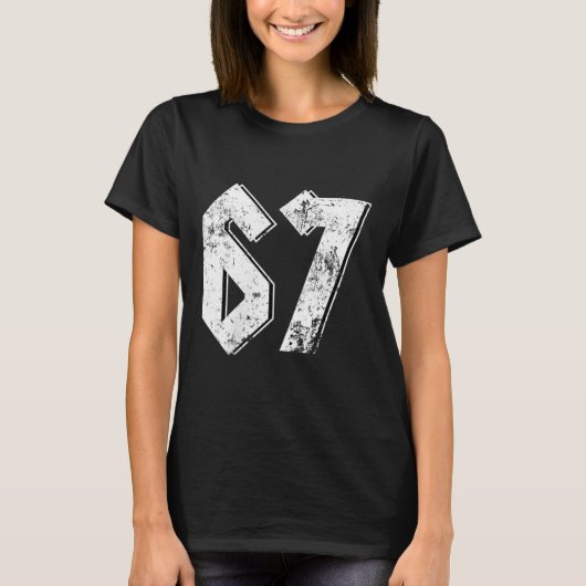 67 Meme Lustiger Six Seven Meme 6 7  T-Shirt (Vorderseite)