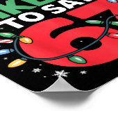 67 Meme Lustiger Weihnachts-Meme-Design Wahrschein Poster (Ecke)