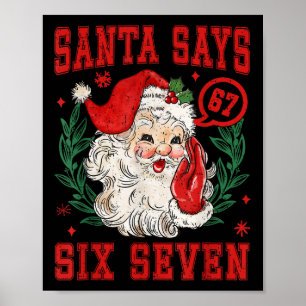 67 Meme Lustiger Weihnachts-Squad-Santa sagt sechs Poster