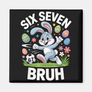 67 Meme Lustiges Ostern Fußball Hase Bruh Schlafan Magnet