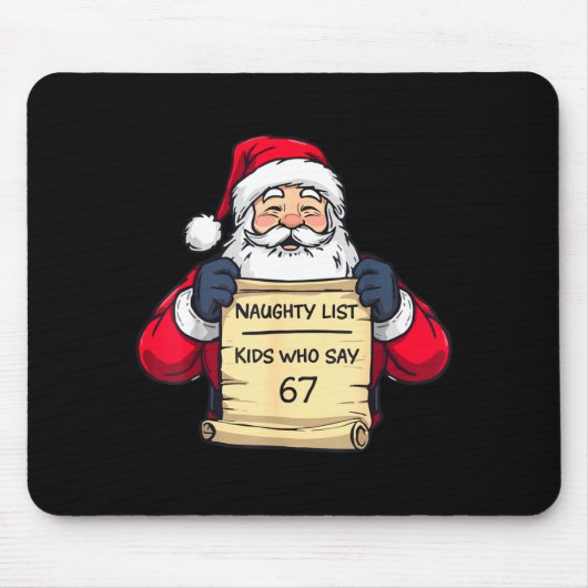 67 Meme Lustiges Sechs Sieben Weihnachten Für Männ Mousepad (Vorne)