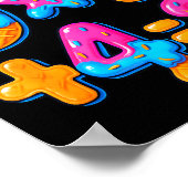 67 Meme Math Teacher Ice Cream Drip 6 7 Brainrot S Poster (Ecke)