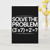 67 Meme Mathe Lustig Sechs Sieben Lehrer Brainrot  Karte (Gelbe Blume)